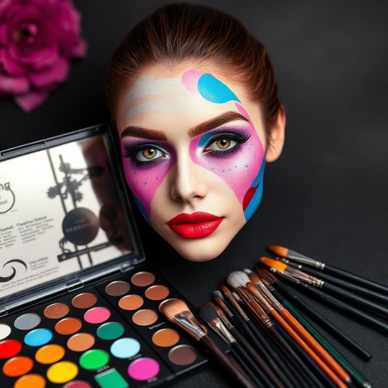 Paleta de Maquillaje Artístico 24 colores